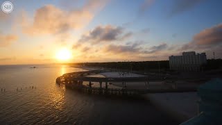 Amazing sunset timelapse of Mississippi Gulf Coast
