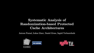 Systematic Analysis of Randomization based Protected Cache Architectures