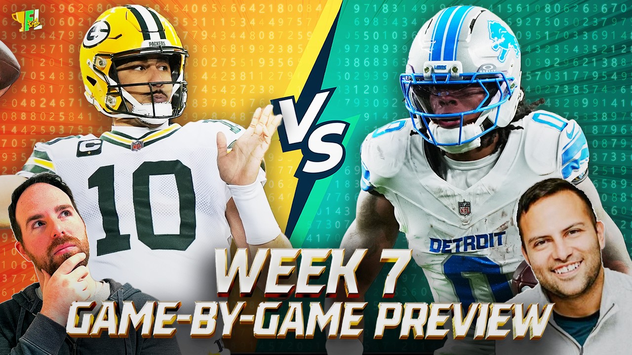 Every Week 7 Game Broken Down So You Can Win Your Matchup