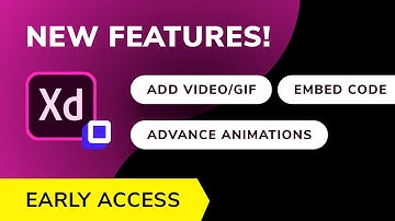 New Adobe Xd Features - Early Access! | Adobe Xd + Anima | Design Weekly