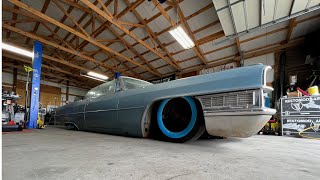 Justin's 1965 Cadillac DeVille Convertible  Air Ride Installation