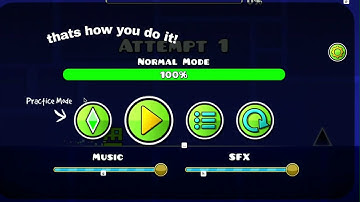 how to get the progress bar in geometry dash lite