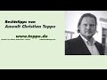 Rechtstipps mit Anwalt Christian Teppe