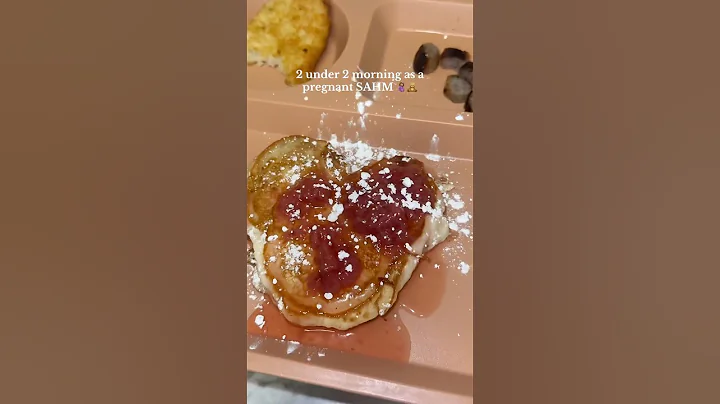 2 under 2 morning as a pregnant SAHM #2under2 #mom #pregnancyjourney #cooking #sahm #coffee #food