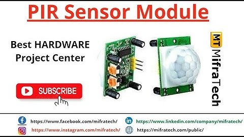 PIR Sensor Module - Mifratech#electricalprojects #programlogiccontroller #eeeprojectsvideos