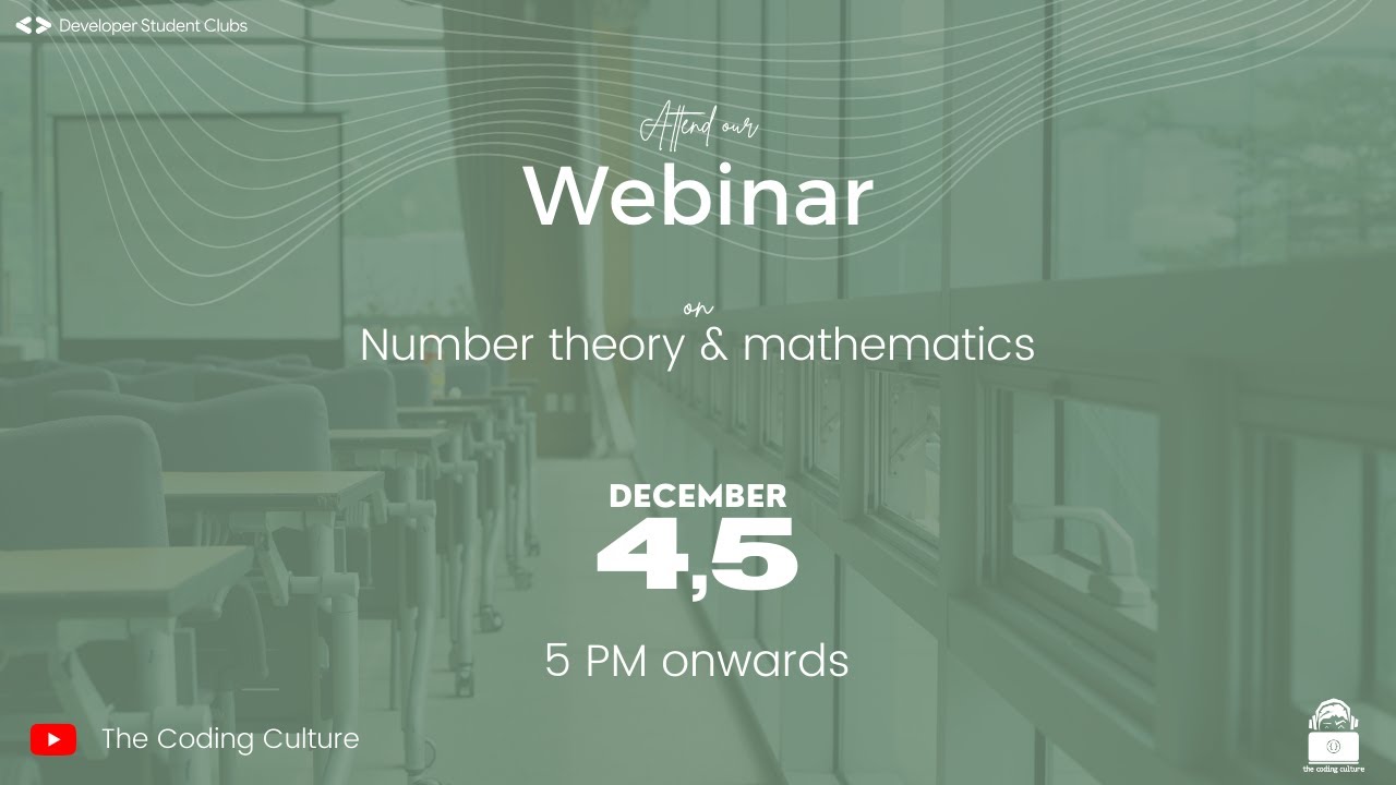Number Theory and Mathematics | The Coding Culture - YouTube