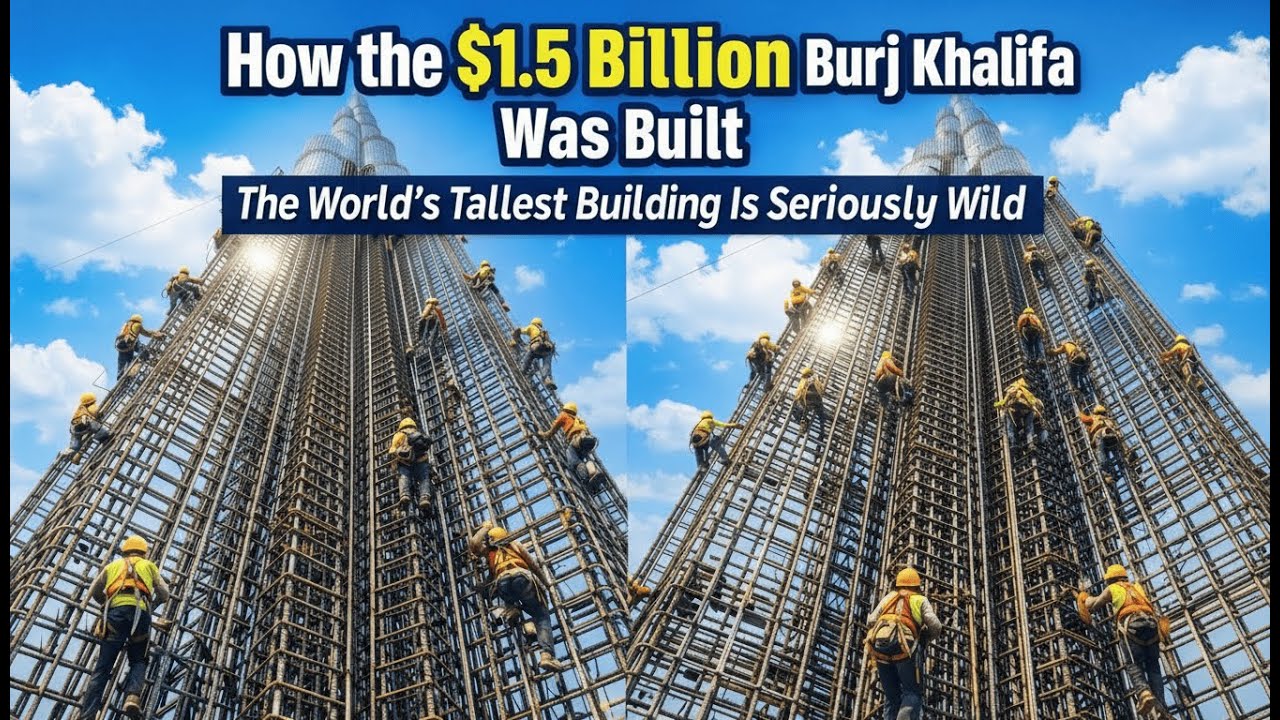 How the $1.5 Billion Burj Khalifa Was Built | The World’s Tallest Building Is Seriously Wild