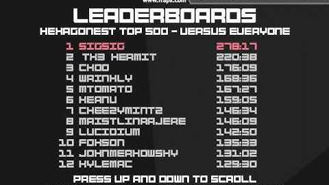 Super Hexagon(PC) all 6 Modes #1!
