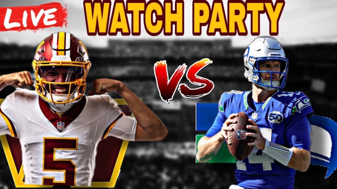 🎉 THROWBACKS! WATCH PARTY : WASHINGTON COMMANDERS VS SEATTLE SEAHAWKS LIVE PLAY BY PLAY & REACTION