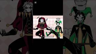 pierrot and harlequin❤️💚 the freak circus🎭🎪 tfc#jester#art#pierrot#harlequin#tfc#thefreakcircus#