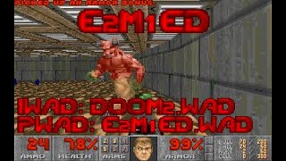 Doom II - E2M1ED.WAD (100%)