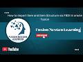How to create item structure via FBDI in Oracle Fusion?