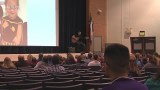 Beeville gathers to remember three children lost in train-car crash