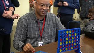 Connect 4. Teacher vs Student championship game.