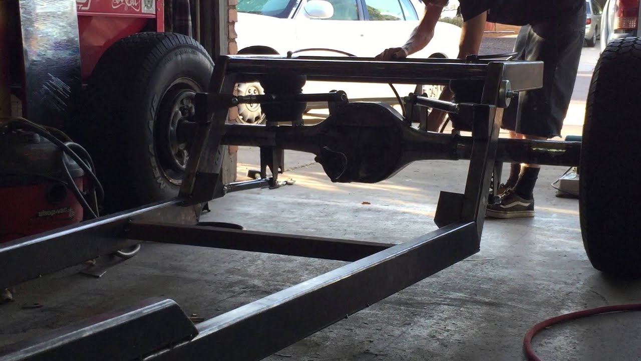 1931 Chevy hot rod frame build air ride