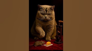 Shocking😺😺The cat sets a trap and waits in silence 8-6 ショッキング #shorts #trap