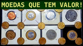 Valor: Moedas 10 Centavos 1998, 2000, 2001.. C/ defeitos Brasil duplo, globo triplo e Centavos duplo