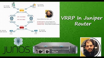 How To Configure #VRRP (Virtual Router Redundancy Protocol) In Juniper Router