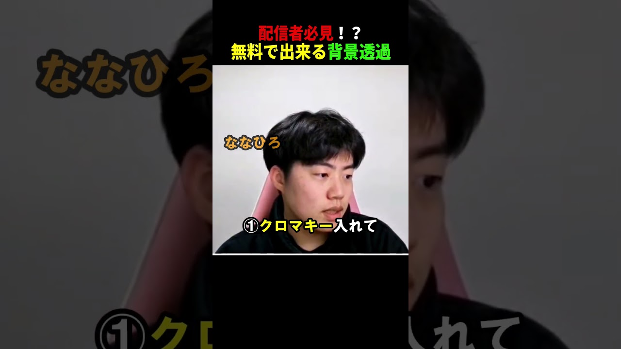 たったの3ステップで背景を透過する方法