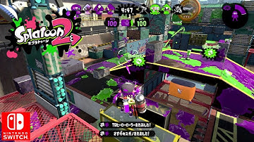 Nintendo Splatoon 2 Custom Hydra Splatling Splat Zones Gameplay Multiplayer Ranked Battle Switch
