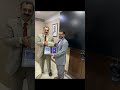Felicitation of Prof.( Dr.)Tabrez Ahmad by Dr. Pavan Duggal during the 10th International Conference