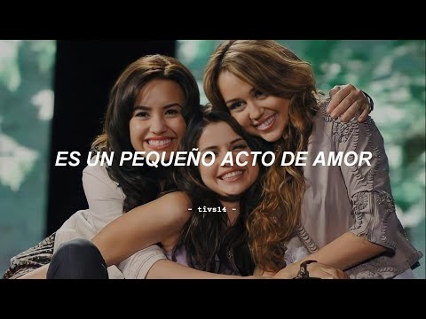 Selena Gomez, Miley Cyrus, Demi Lovato & Jonas Brothers - Send It On (Video Oficial + Sub. Español)