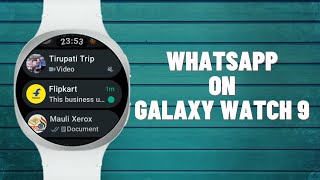 كيفية استخدام واتساب على Galaxy Watch 9 وWatch Ultra 2 screenshot 3