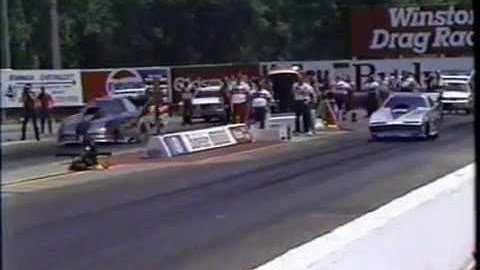1987 NHRA Springnationals Jim Head vs Tom Hoover