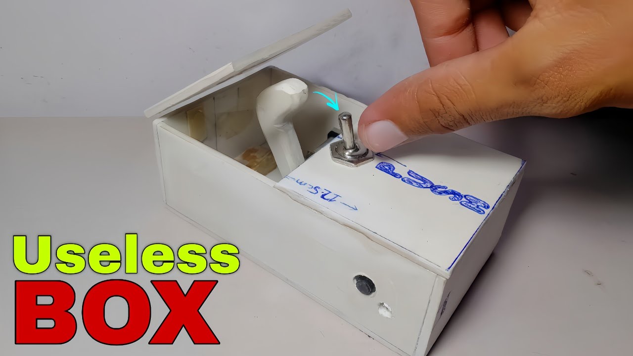 How to Make USELESS BOX that Automatically Turn Off Switch - YouTube