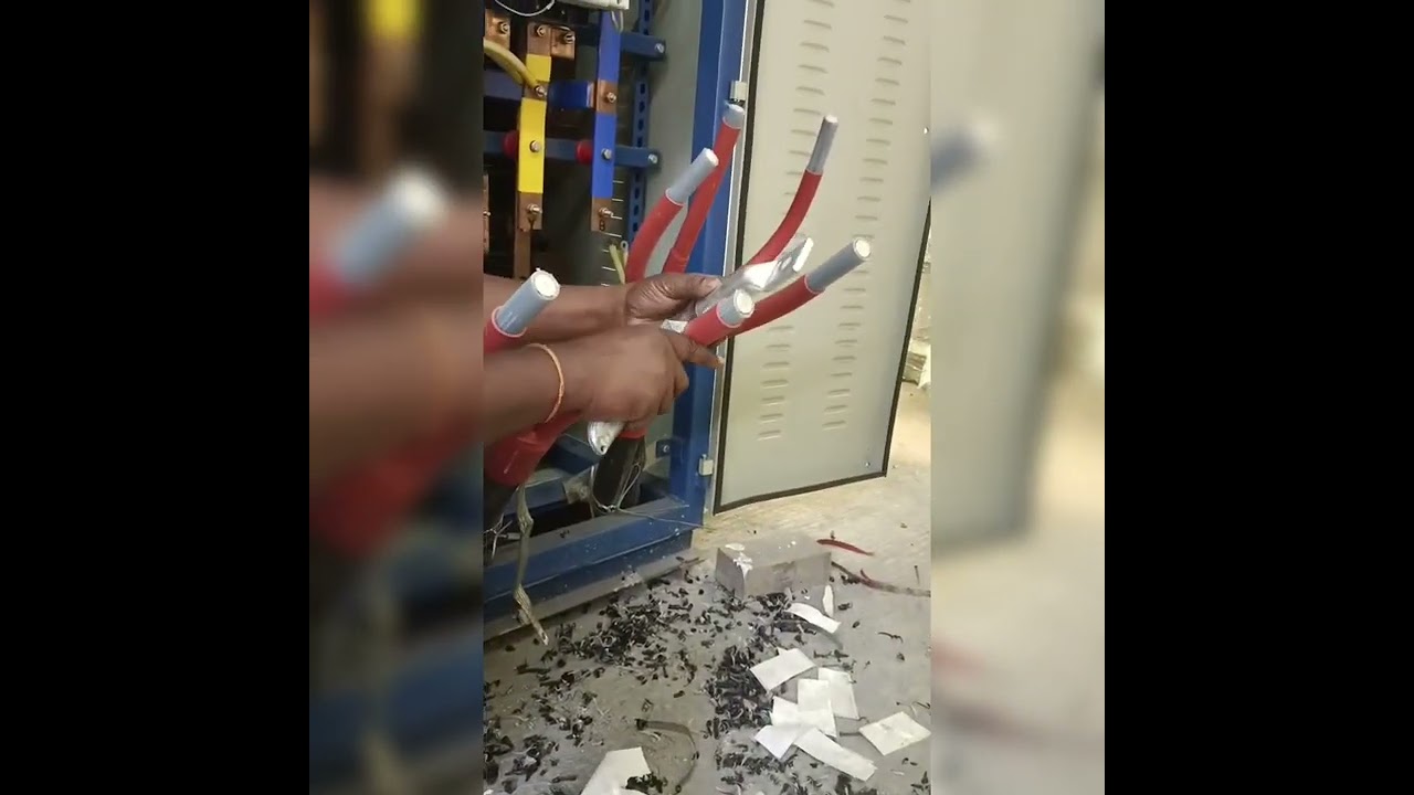 H.T CABLE 11kV 300sq mm JOINT || INDOOR JOINT (High volt)|| CABLE JOINT TUTORIAL