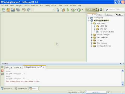Creating and debugging a PHP project with GWT