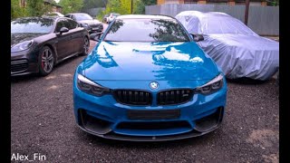 профессиональная покраска автомобиля BMW M4 видео
