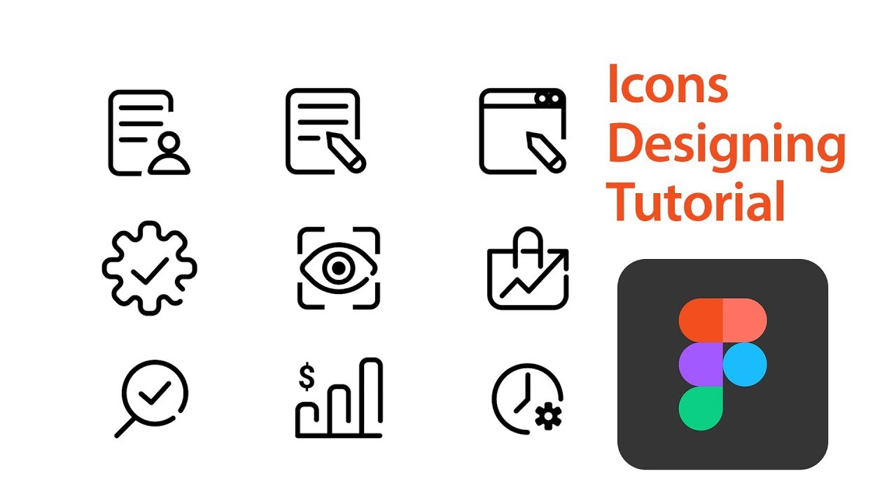 Figma iconography tutorial: How To Create Line Icons For Your Ui Design By  Using Free Software Figma