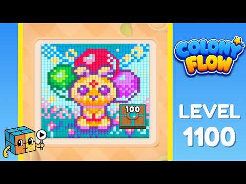 Colony Flow Level 1100 Walkthrough Solution