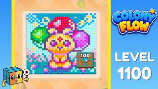 Colony Flow Level 1100 (Super Hard) Walkthrough Solution
