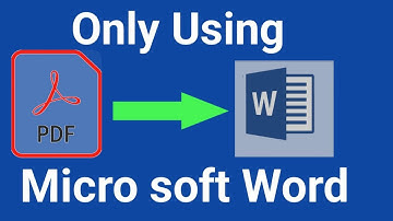 👉 How to Convert PDF to Word Using Microsoft Word | Quick & Easy Tutorial