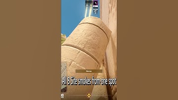 CS2 Anubis - All B Site smokes from one spot #shorts #cs2