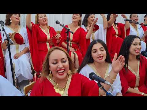 حفل حنة عروسة تونسية ساحلية 😘 أكبر فرقة نسائية بقيادة المايسترو رحمة بن عفانة 💕😘