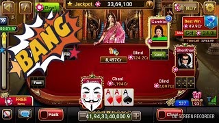 Ultimate teen Patti // 5k table boot chitter ko AAA pe 3000cr luta screenshot 3