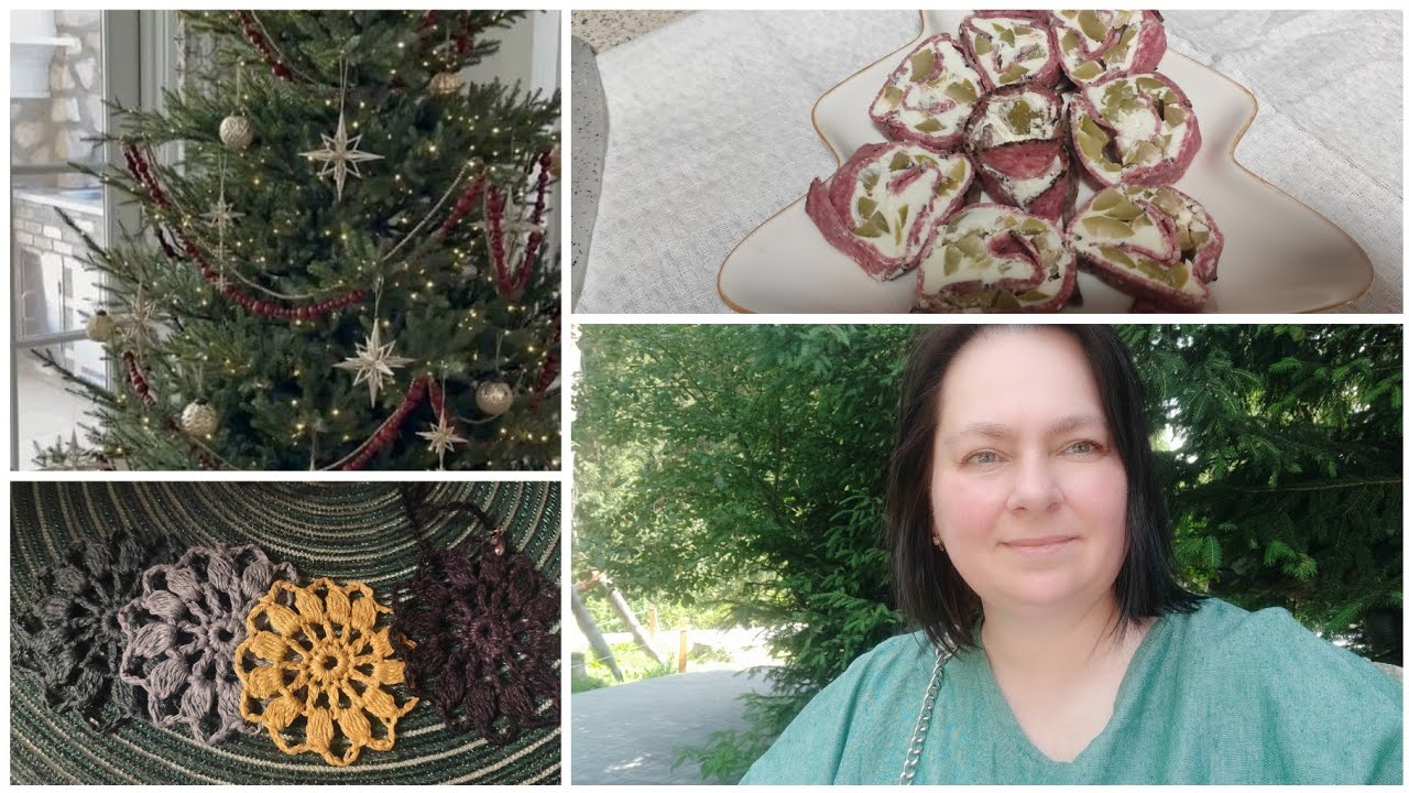 🇺🇦🌲vlogmas 1:25 /несподівані адвенти 🙉 /прикраса гачком / закуска до свята #різдво #україна 