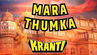 Mara Thumka 4K Kranti 1981 लत मगशकर Parveen Babi, Shashi Kapoor