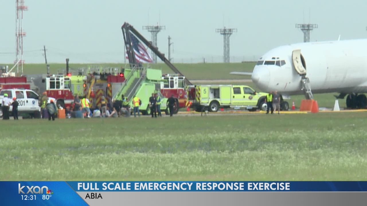 First responders at ABIA for full scale emergency response exercise ...