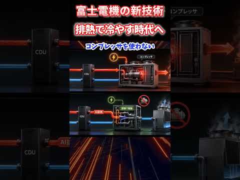 AIデータセンターの電力危機を変える！ 世界初の冷却技術