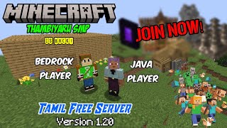 New ✨ Thambiyaru Gaming SMP! | Tamil Public Server | Minecraft 1.20 | Java and Bedrock | TG