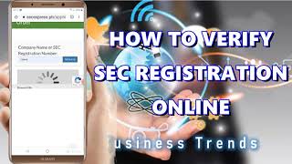 How to Verify SEC Registration Permit Online (feat J Store Innovation Worldwide)