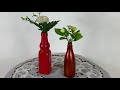 Falsa cerámica vidriada. DIY. Manualidades fáciles. Artesanato. Botellas de vidrio. Home Decor