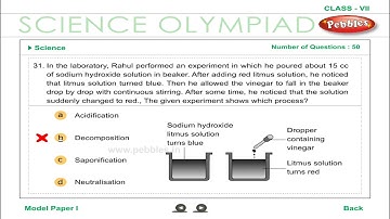 Olympiad 7th Science || Model Paper || Olympiad Exam Preparation || Practice || Part-1