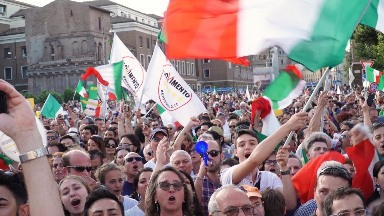 spiegel ドイツ語 Fünf-Sterne-Fest in Rom: 