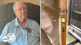 90-year-old veteran seeks help finding custom cane lost at Costco in Clovis
