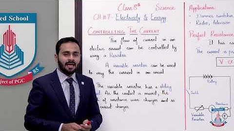 Class 8 - Science - Chapter 7 - Lecture 4 Controlling Current - Allied Schools